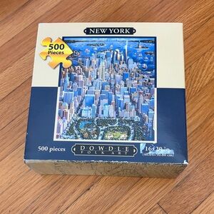 Dowdle Folk Art New York Puzzle - 500 Pieces